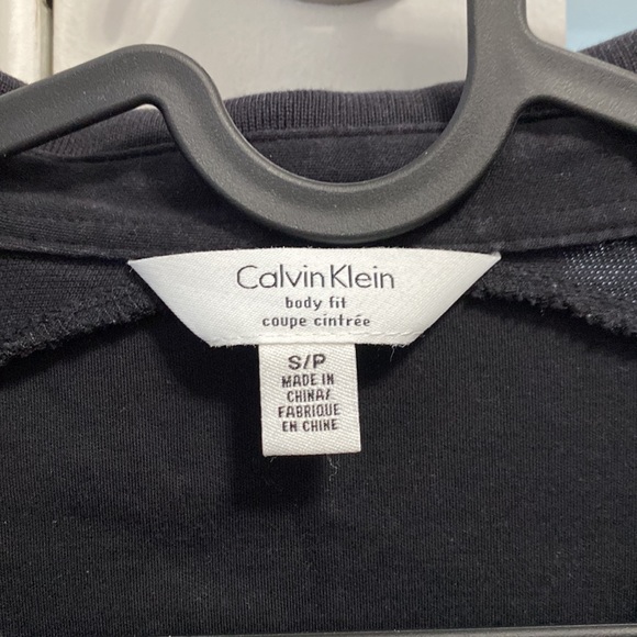 Calvin Klein Mens Black Short Sleeve Polo - Picture 4 of 6